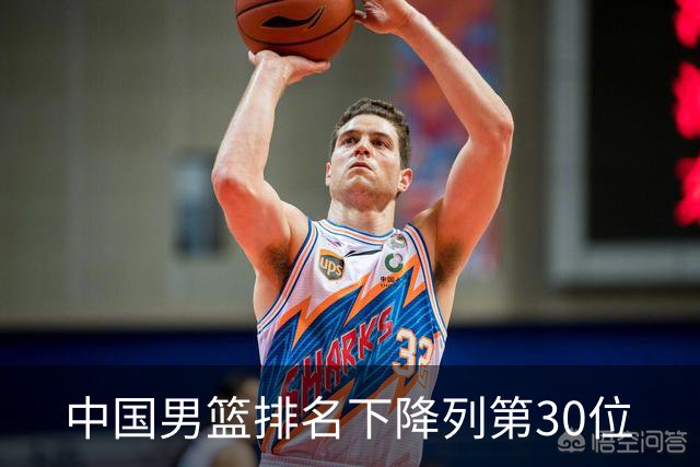 中国男篮排名下降列第30位